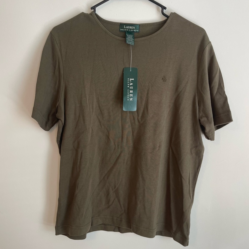 Vintage Deadstock XL Lauren Ralph Lauren Cotton Classic Shirt CBK 90s Minimalist